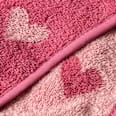 Badeponcho mit Herz-Muster, rosa, Gr. 0, ca. 1-4 Jahre ALANA