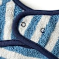 Ärmellätzchen mit Bagger-Applikation, blau ALANA