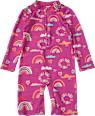 UV Badeoverall mit Regenbogen-Muster, lila, Gr. 110/116 PUSBLU