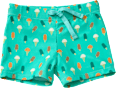 Badehose mit Eis-Muster, grün, Gr. 98/104 PUSBLU