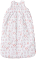 Kinder Web Schlafsack 3 TOG, 130 cm, in Bio-Baumwolle und recyceltem Polyester, weiß, rosa PUSBLU