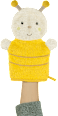 Waschhandschuh Biene gelb fehn