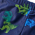 Badehose mit Dino-Muster, blau, Gr. 86/92 PUSBLU