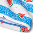 Badehose mit Wassermelonen-Muster, blau & weiß, Gr. 122/128 PUSBLU