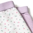 Pantys mit Blumen-Muster, lila + weiß, Gr. 134/140 ALANA
