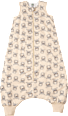 Schlafsack mit Beinen 1 TOG mit Bären-Muster, beige, 110 cm ALANA