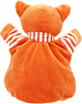 Handpuppe Fuchs, braun fluffies