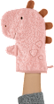 Waschhandschuh Dino, rosa fehn