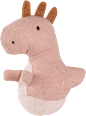 Mini Stehauf Dino, rosa fehn