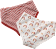 2er Pack Unterhosen, Gr. 122/128, aus Bio-Baumwolle, weiß, rot ALANA