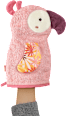 Waschhandschuh Kakadu, rosa fehn