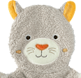 Waschhandschuh Panther, braun fehn