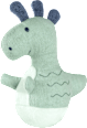 Mini Stehauf Dino, blau fehn