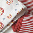 2er Pack Unterhosen, Gr. 122/128, aus Bio-Baumwolle, weiß, rot ALANA