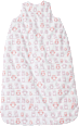 Kinder Web Schlafsack 3 TOG, 130 cm, in Bio-Baumwolle und recyceltem Polyester, weiß, rosa PUSBLU