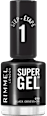 Żelowy lakier do paznokci Super Gel 070 Black Obsession RIMMEL LONDON