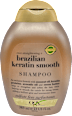 šampon pro silné a hladké vlasy brazilský keratin OGX