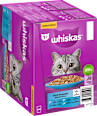 Nassfutter Katze Fischauswahl in Gelee, Multipack (24x85 g) Whiskas