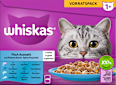 Nassfutter Katze Fischauswahl in Gelee, Multipack (24x85 g) Whiskas