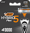 Rasierklingen Hybrid Flex 5 BIC