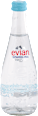 Prírodná minerálna voda v skle - sýtená evian