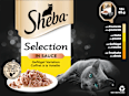 Nassfutter Katze, Selection in Sauce - Geflügel Variation, Multipack (12x85 g) Sheba