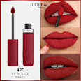 Tekutý rúž na pery Matte Resistance - 420 Le Rouge Paris L'ORÉAL PARiS