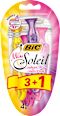 Miss Soleil colour collection ženski brijači, 3+1 BIC