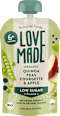 Quetschie Erbsen, Zucchini, Apfel und Quinoa, ab 6 Monaten LoveMade Organics