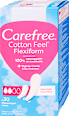 Tisztasági betét Cotton Feel Flexiform, illatmentes Carefree