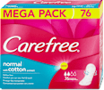 Normal slipové vložky cotton Carefree