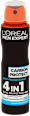 antiperspirant sprej 4 v 1 Carbon Protect L'ORÉAL PARiS MEN EXPERT