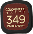 Color Riche Matte, Szminka 349 Paris Cherry L'ORÉAL PARiS