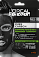 Pure Carbon reinigende Tuchmaske L'ORÉAL PARiS MEN EXPERT