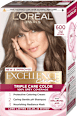 Боя за коса Excellence Creme, Nr.6.00 Истинско светло кестеняво L'ORÉAL PARiS EXCELLENCE Creme