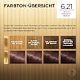 Haarfarbe 6.21 Helles Perlmuttbraun L'ORÉAL PARiS PRÉFÉRENCE