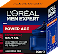 Nočný pleťový gél Power Age Recharging L'ORÉAL PARiS MEN EXPERT