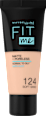 Foundation Fit Me Matte & Poreless 124 Soft Sand MAYBELLINE NEW YORK