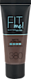 Foundation Fit Me Matte + Poreless 380 Rich Espresso Maybelline New York