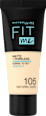 Foundation Fit Me Matte & Poreless 105 Natural Ivory MAYBELLINE NEW YORK