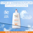Sonnenfluid Gesicht super UV mit Hyaluronsäure, LSF 50+ Garnier Ambre Solaire