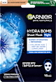 noční textilní pleťová maska Moisture Bomb GARNIER SKIN NATURALS