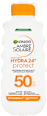 Latte solare HYDRA 24H protect SPF50 GARNIER AMBRE SOLAIRE