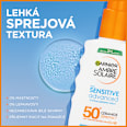 opalovací péče ve spreji Sensitive Advanced OF50+ GARNIER AMBRE SOLAIRE