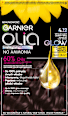 Farba do włosów opalizujący ciemny brąz 4.12 GARNIER olia