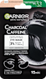 Gélové vankúšiky pod oči proti opuchom Charcoal Caffeine GARNIER SKIN NATURALS