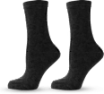 Памучни чорапи, черни, размер 39-42 happy FOOTtopia