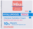 Hyalurogel cremă hidratanta pentru față Mixa