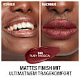 Lippenstift Liquid Lasting Perfection Mega Matte 930 Ruby Passion MANHATTAN Cosmetics