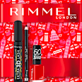 Set Mascara Extra 3D Lash+ Creion Pentru Ochi Soft Khol 61 + Lac De Unghii 60S Super Shine 315 RIMMEL LONDON